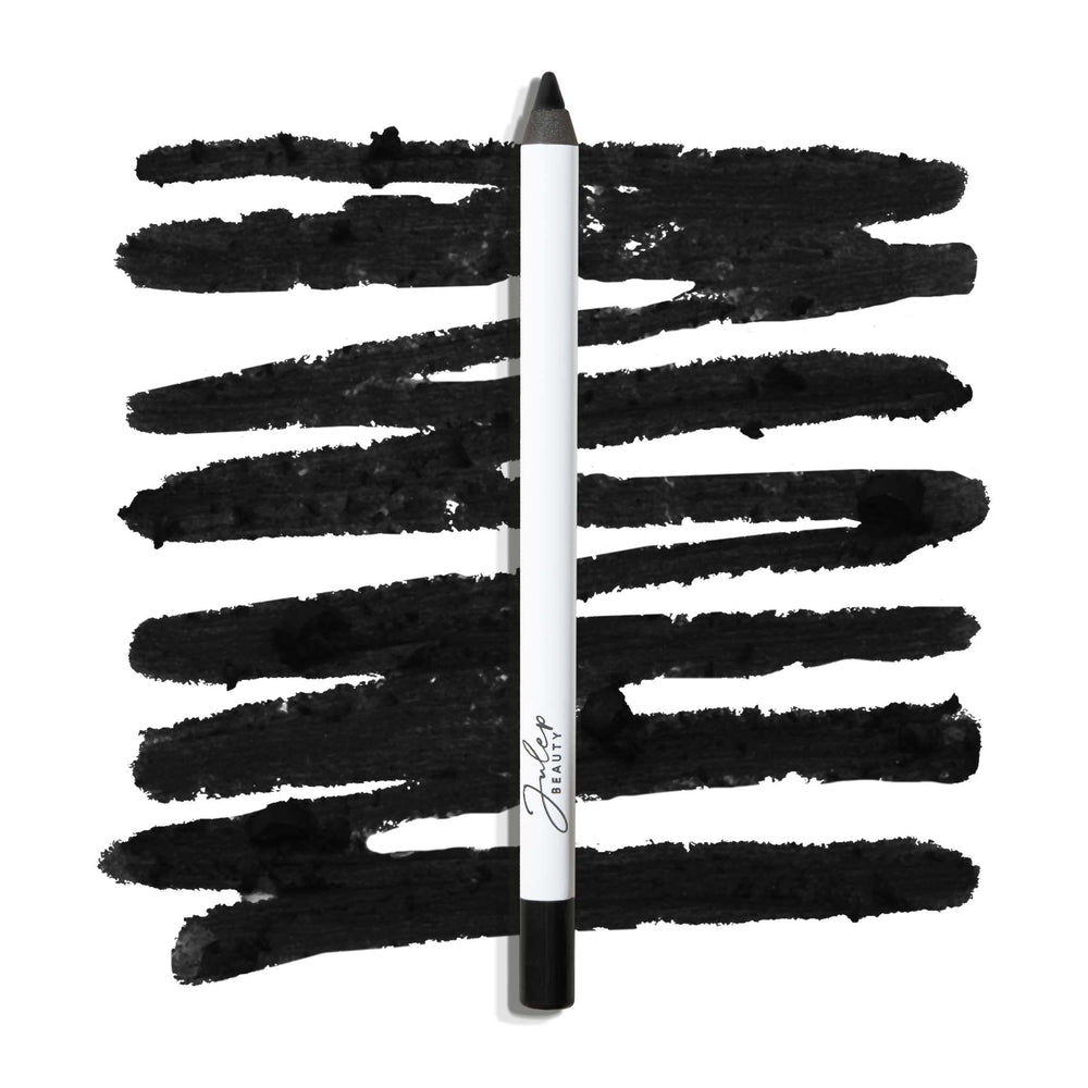Julep When Pencil Met Gel pencil closeup shows precise sharpenable tip for clean lines.