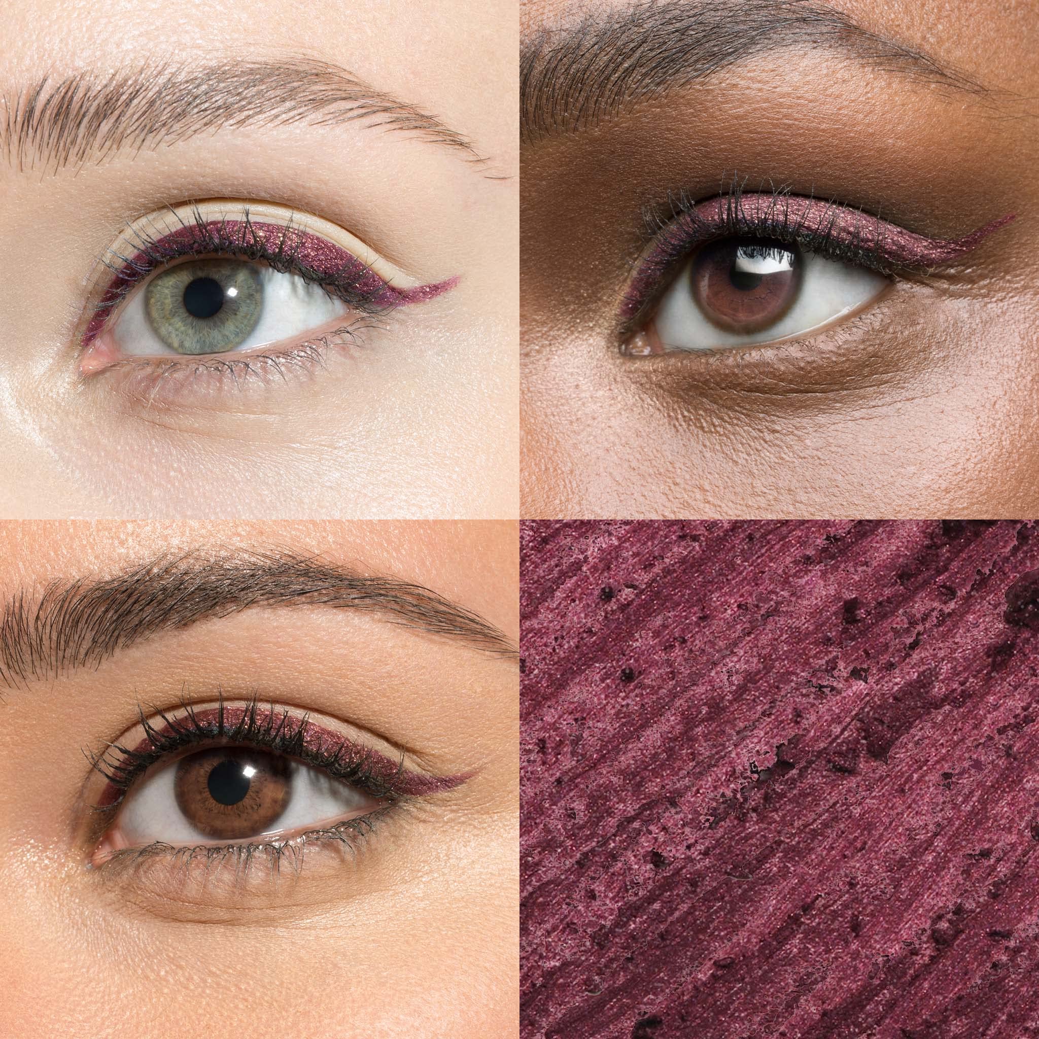 Julep When Pencil Met Gel Fig Shimmer on waterline offers smooth glide and safe wear