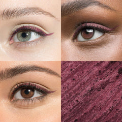 Julep When Pencil Met Gel Fig Shimmer on waterline offers smooth glide and safe wear