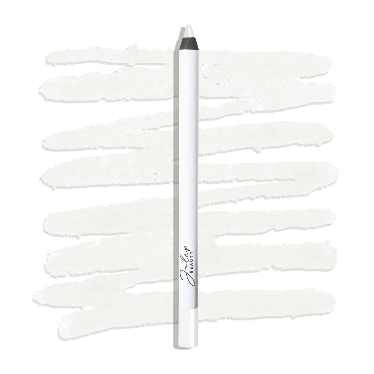 Julep When Pencil Met Gel White Matte liner glides on lash line with crisp definition.