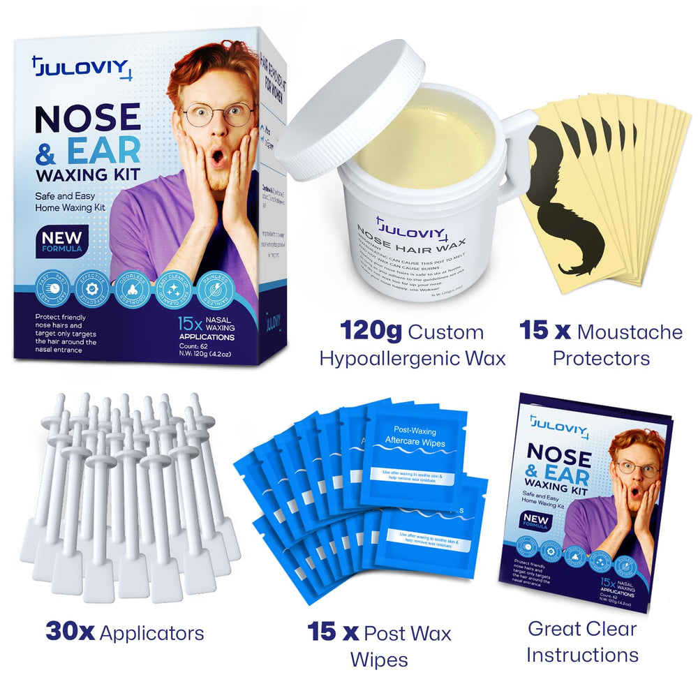 Juloviy nose and ear hair removal action with complete kit
