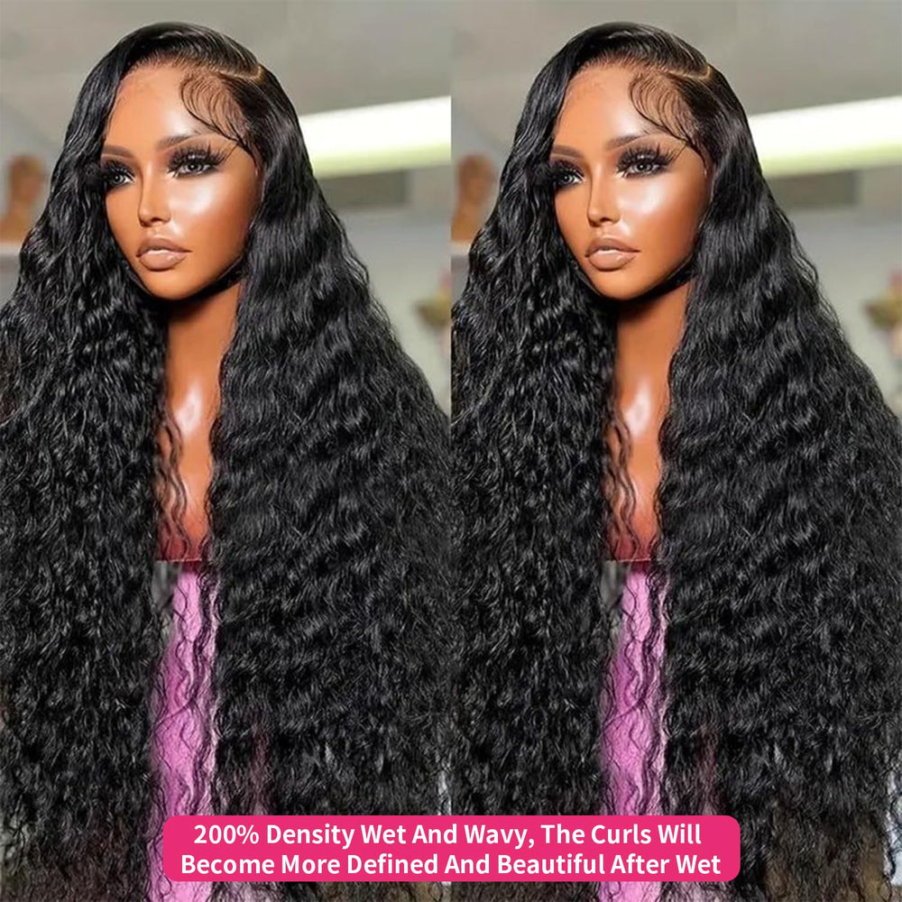 Jumida 13x6 HD lace full front wig blends with scalp for seamless parting.