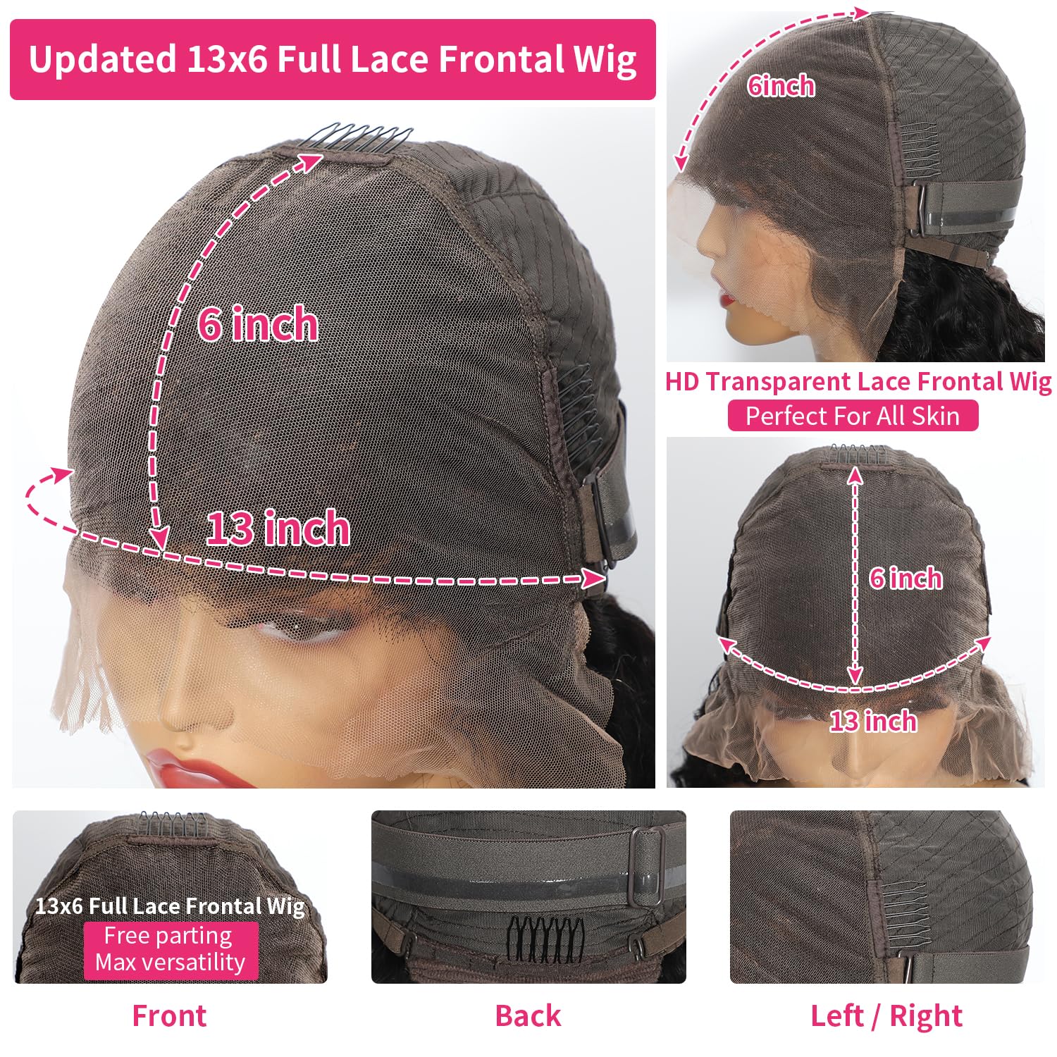 Jumida wet-and-wavy texture ideal for easy styling and movement.