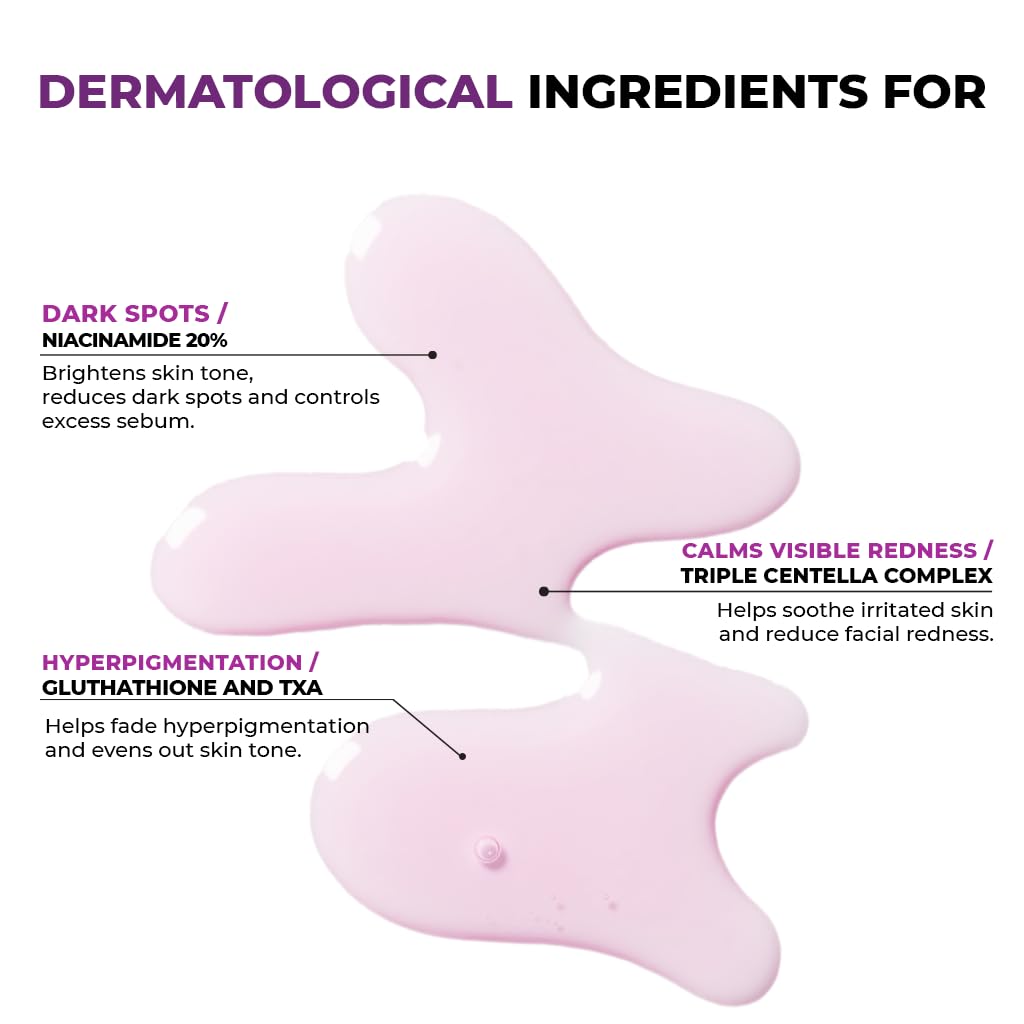 JUMISO Niacinamide 20 Serum massaging into skin for quick absorption.