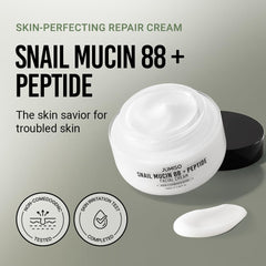 JUMISO Snail Mucin 88 Cream texture close-up showing lightweight gel