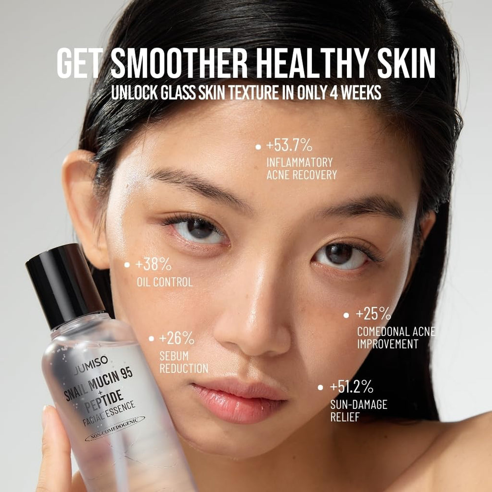 JUMISO Snail Mucin 95 + Peptide box and outer packaging highlights branding
