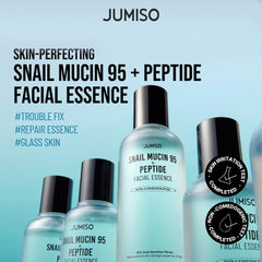 JUMISO Snail Mucin 95 + Peptide label closeup with clean packaging