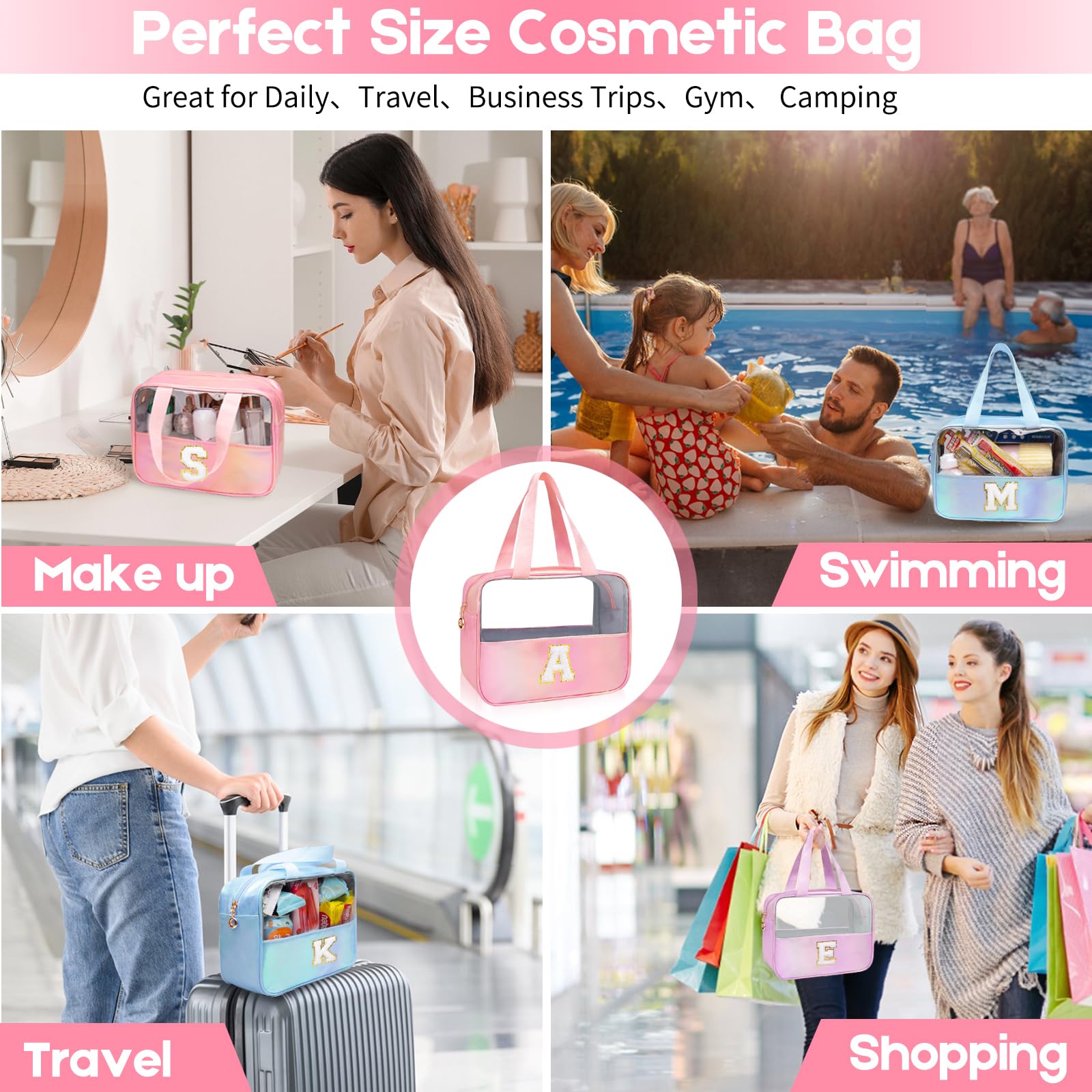 Junesters multi-purpose bag doubles as travel case and daily cosmetics organizer.