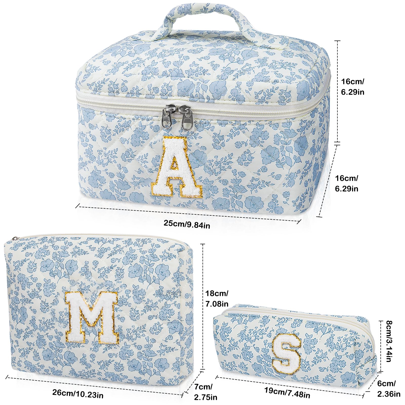 Junesters makeup pouch small versatile organizer for brushes and lips
