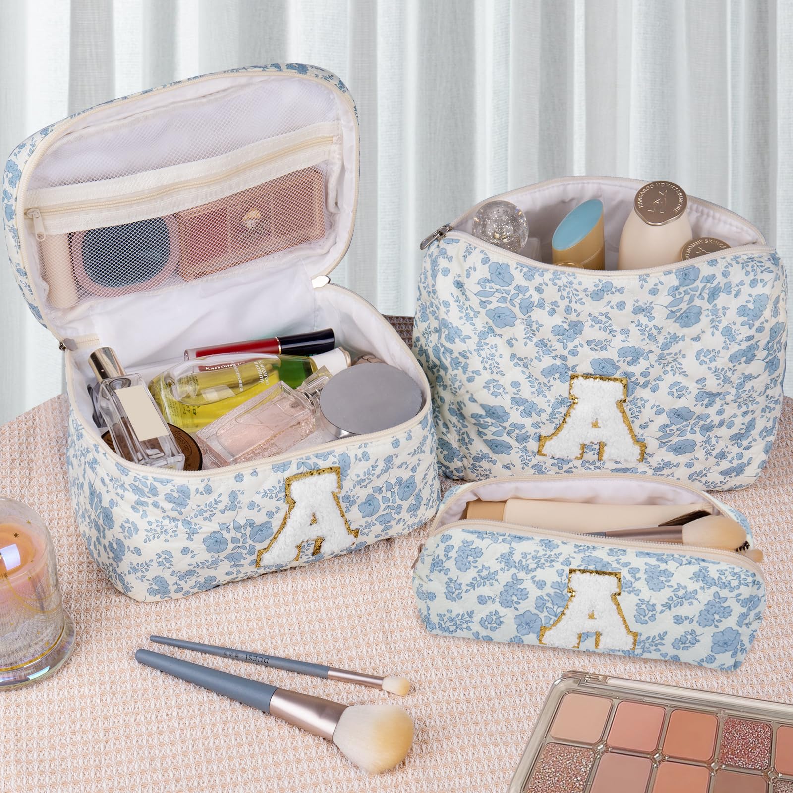 Junesters toiletry bag travel size keeps cosmetics tidy on trips