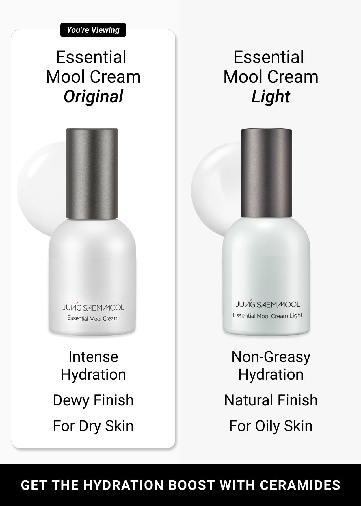 Essential Mool Cream used as primer for long-lasting makeup by JUNG SAEM MOOL