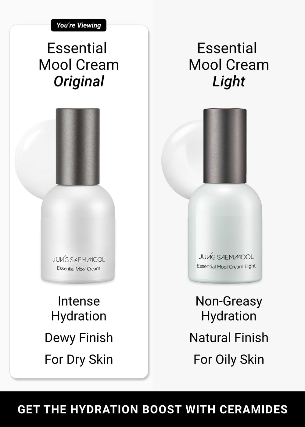 Essential Mool Cream used as primer for long-lasting makeup by JUNG SAEM MOOL