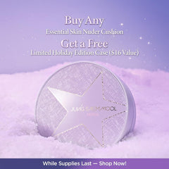 Jung Saem Mool Essential Skin Nuder 30-shade range display across undertones.