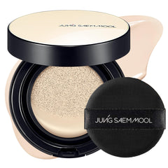 Jung Saem Mool Essential Skin Nuder Cushion bottle with dewy, natural glow finish