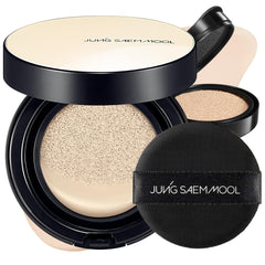 Jung Saem Mool Essential Skin Nuder Cushion outer packaging with premium branding and SPF.