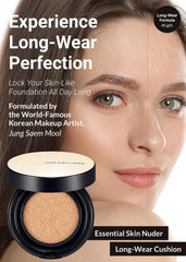 Jung Saem Mool Essential Skin Nuder cushion puff for easy touch-ups