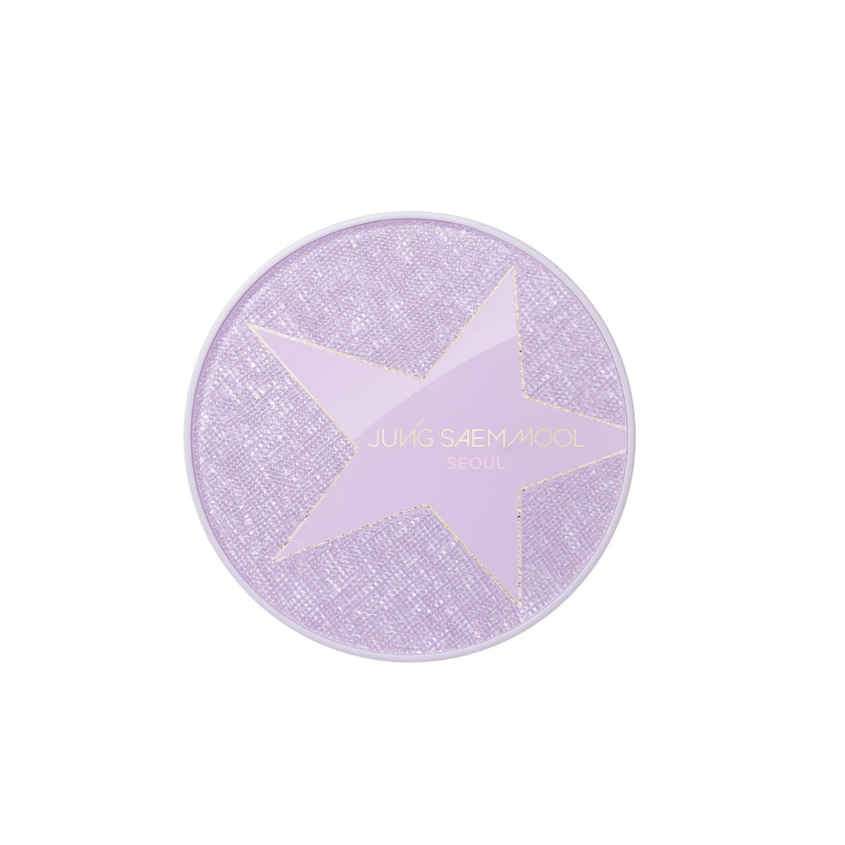 Jung Saem Mool Holiday Edition cushion case front view, travel-ready and festive.