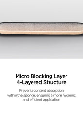 JUNG SAEM MOOL micro blocking layer close-up prevents product absorption into sponge