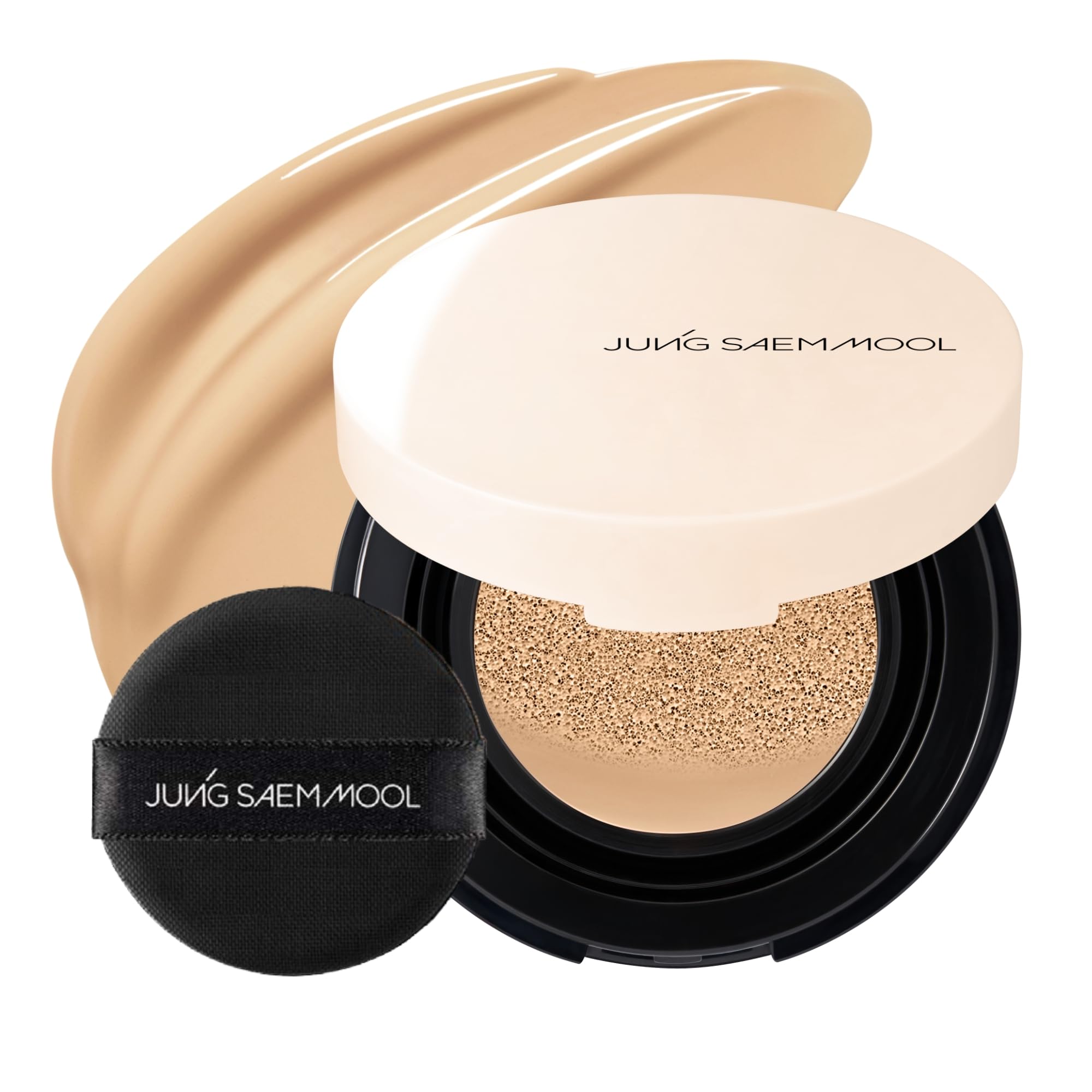 Jung Saem Mool Mini Essential Skin Nuder Cushion 23W Medium Deep cushion compact delivers natural radiant finish.