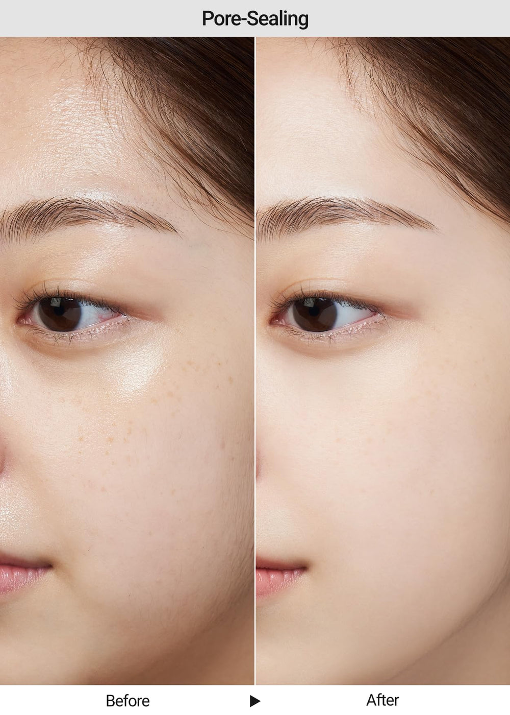 Jung Saem Mool Skin Setting Base T-zone application targets oily areas.