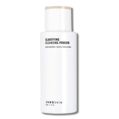 JUNO & Co Exfoliating Face Wash powder packaging highlights antioxidant hydration.