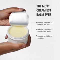 JUNO & CO Jade Clean10 balm-application demonstrates silky warmth for cleansing.