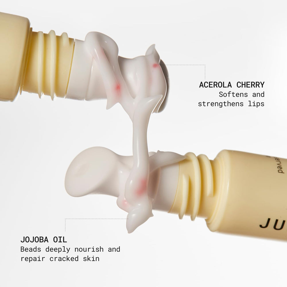 JUNO & Co. Lip Milk-acerola-cherry-softening captures reviving lip care benefits.