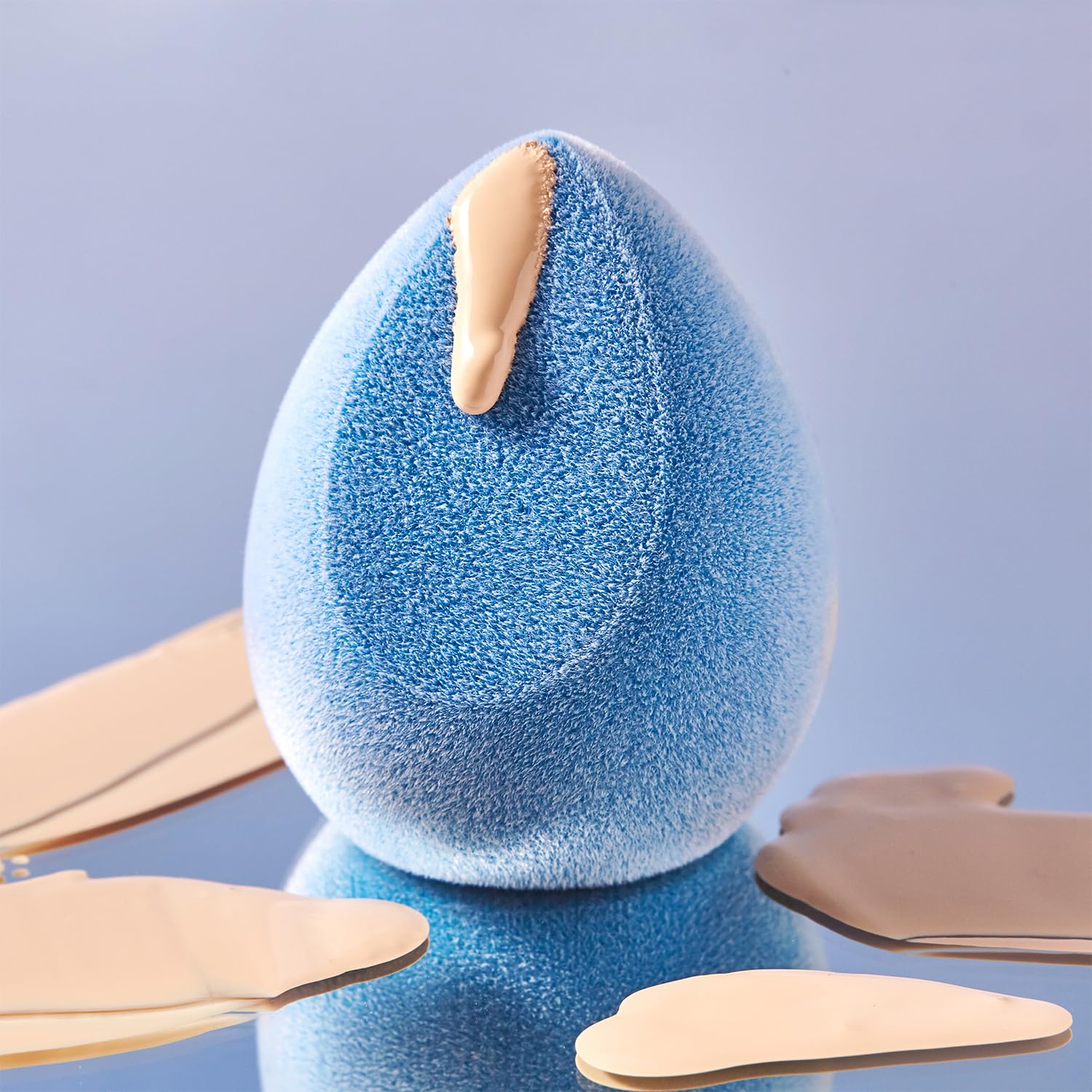 Illustration of JUNO & Co. dual-layer design enabling reduced absorption and precise blending.