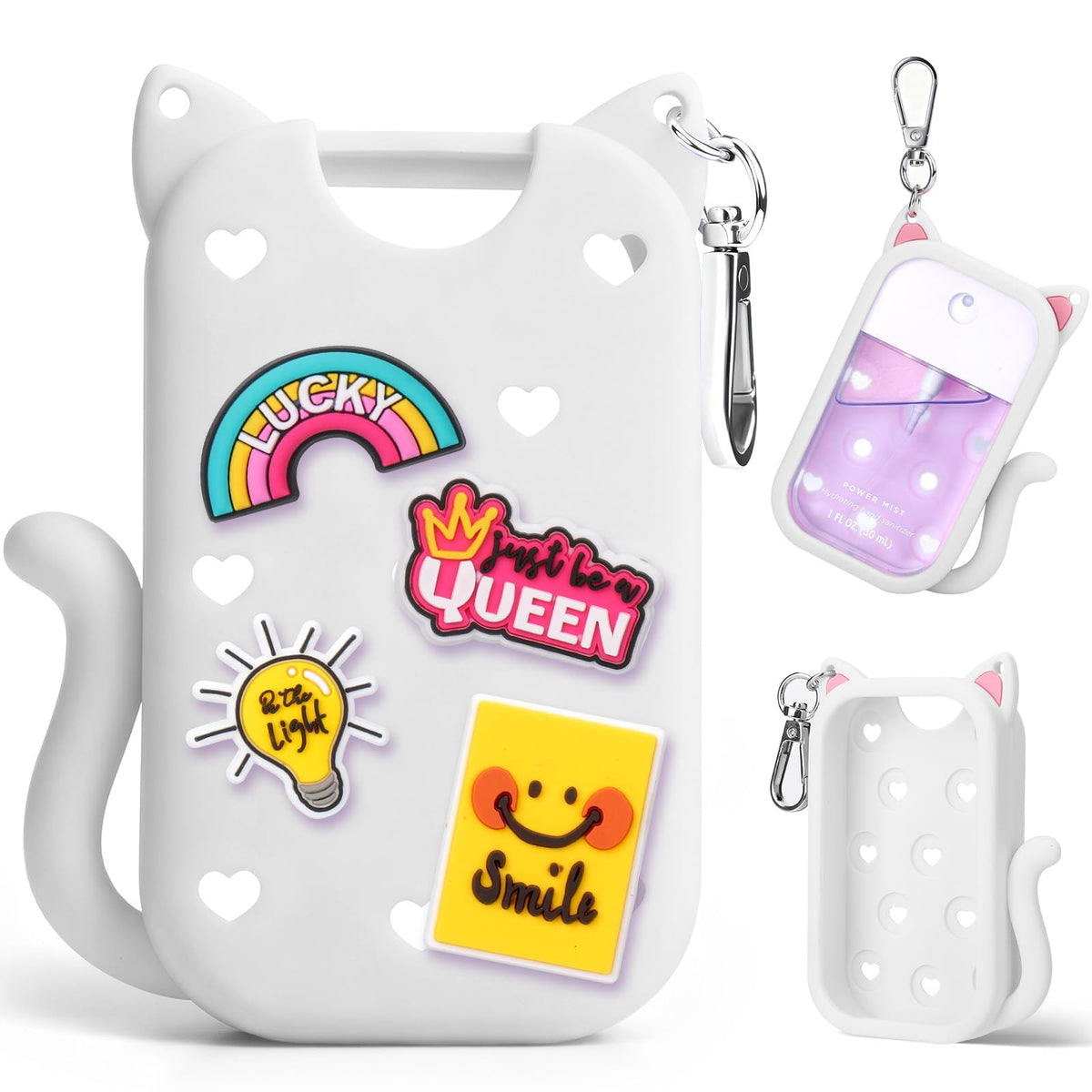 Juome Touchland silicone case cat-design fits Power Mist securely for on-the-go use.