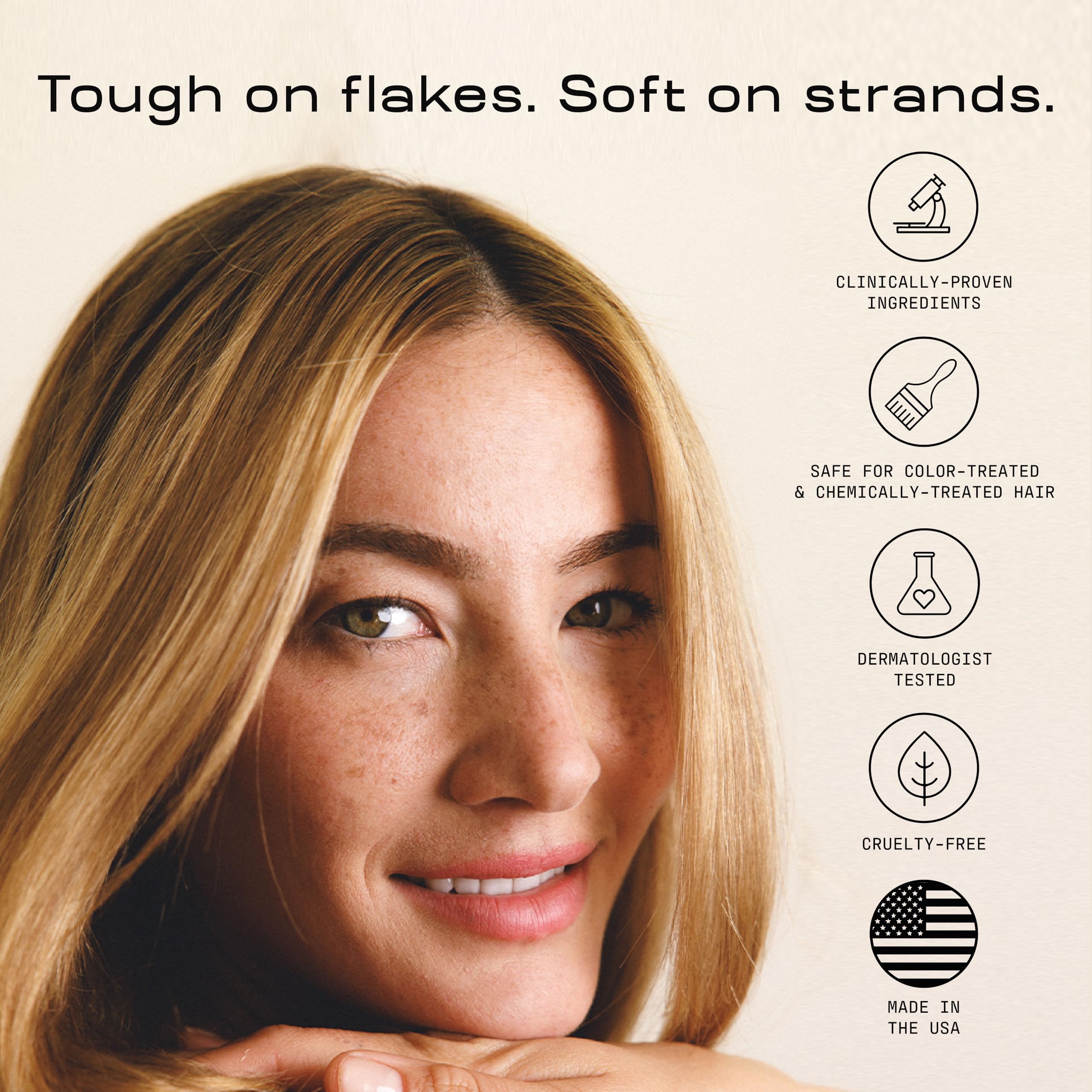 Jupiter Salon-Quality Results shot suggests tangible shine and manageability after use.