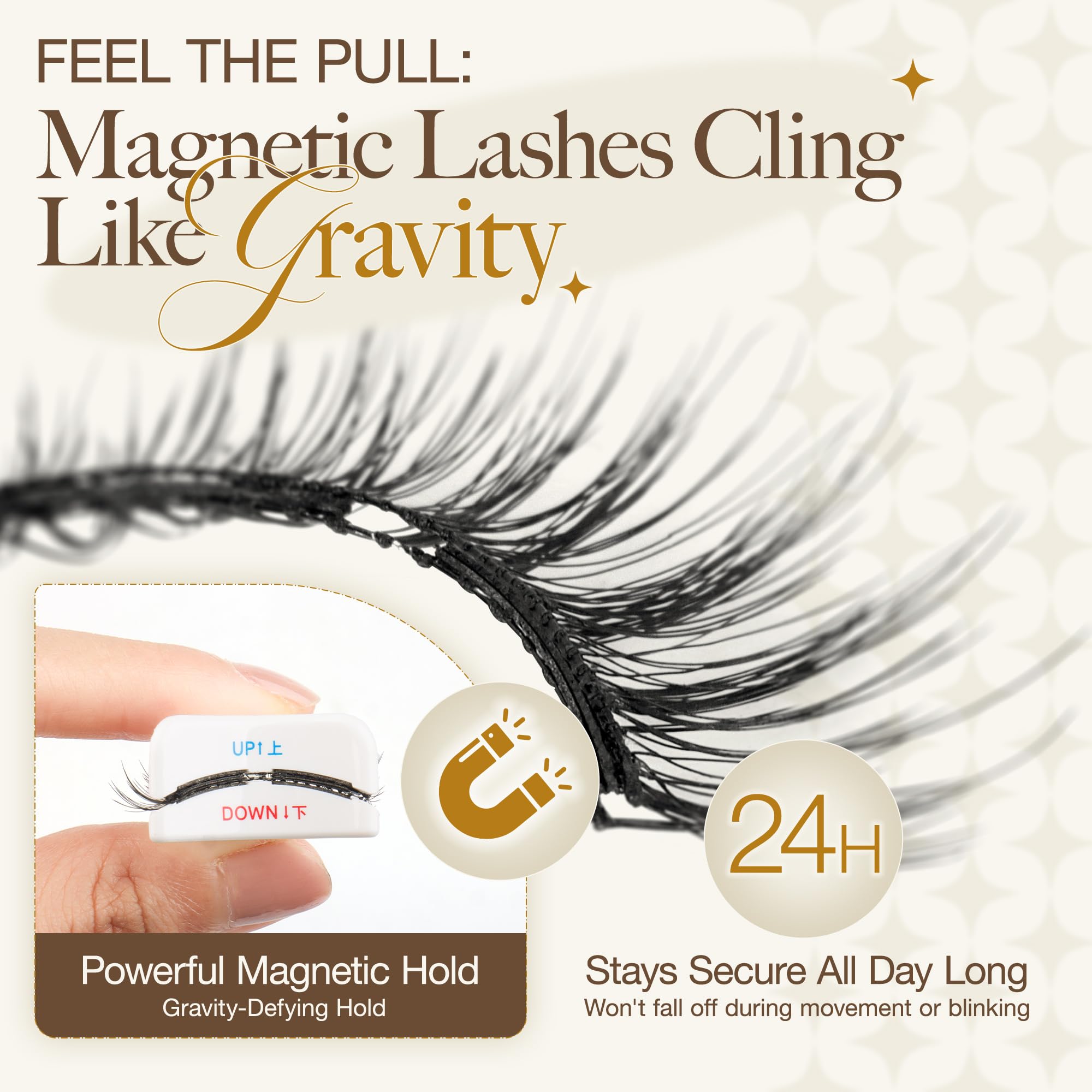 JupiterGrip-applicator demonstrates precise placement for secure lash alignment