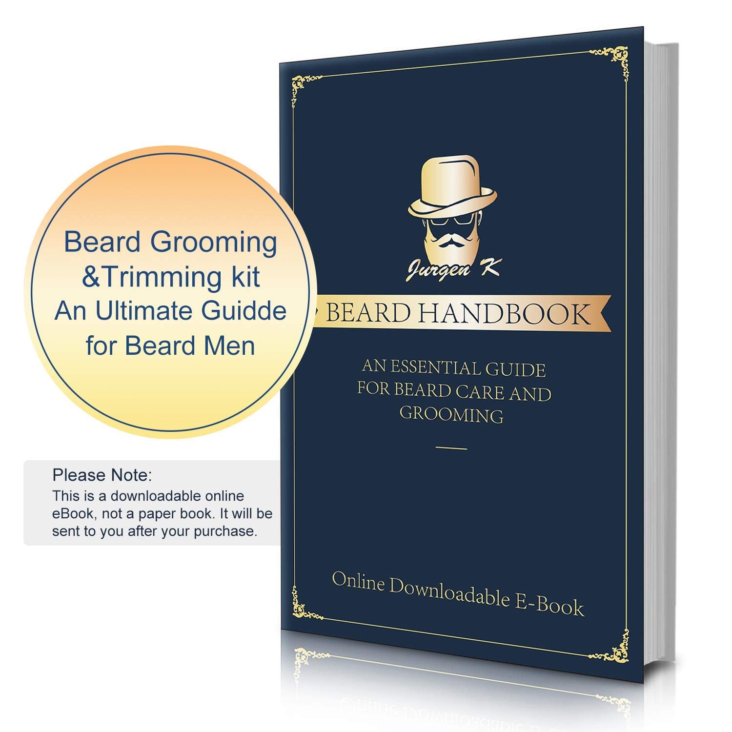 Jurgen K beard growth kit daily routine setup with oil balm and comb