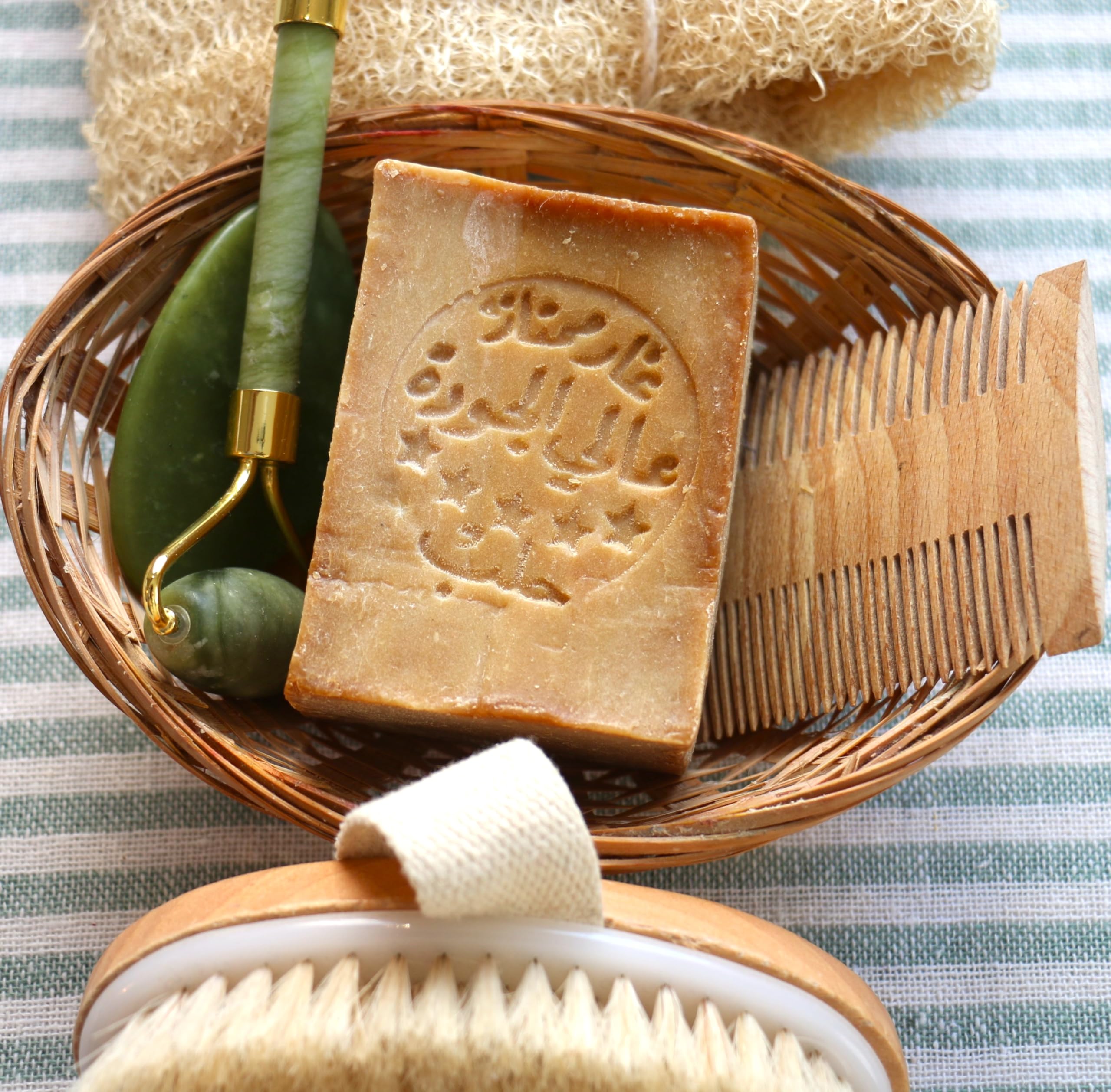 No additives—preservative-free JUSIZA Aleppo Soap