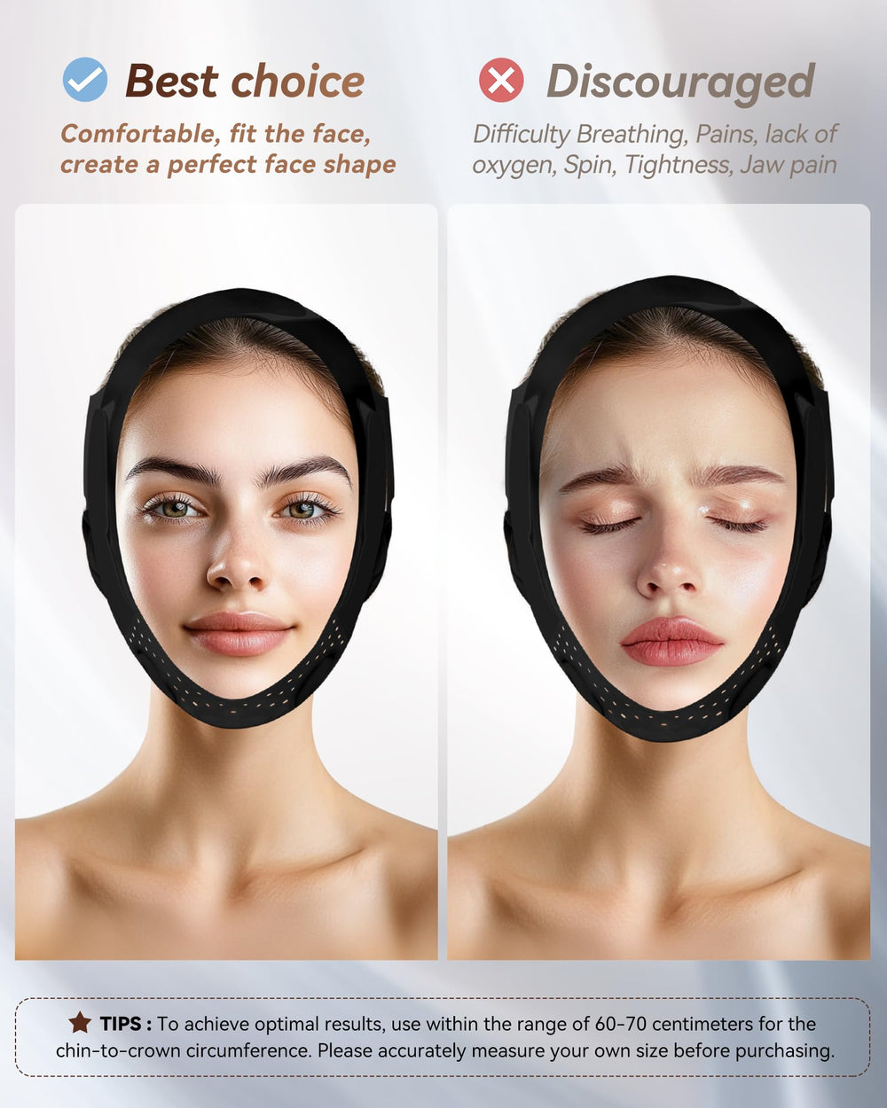 JUSMORE 3D Fit Ear Relief shows comfortable wear around the ears.