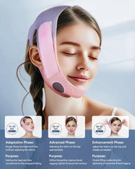 JUSMORE V-Line Sculpting Mask silicone close-up highlighting skin-safe material.