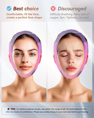 JUSMORE V-Line skin-safe silicone detail emphasizing hypoallergenic, breathable surface