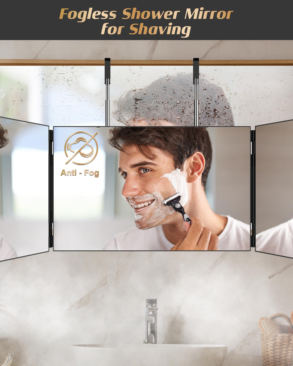 JUSRON compact portable mirror makes a thoughtful gift option.