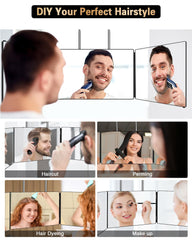 JUSRON height-adjustable design lets you tailor mirror height.