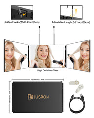 JUSRON LED light on close-up demonstrates adjustable brightness for precise visibility