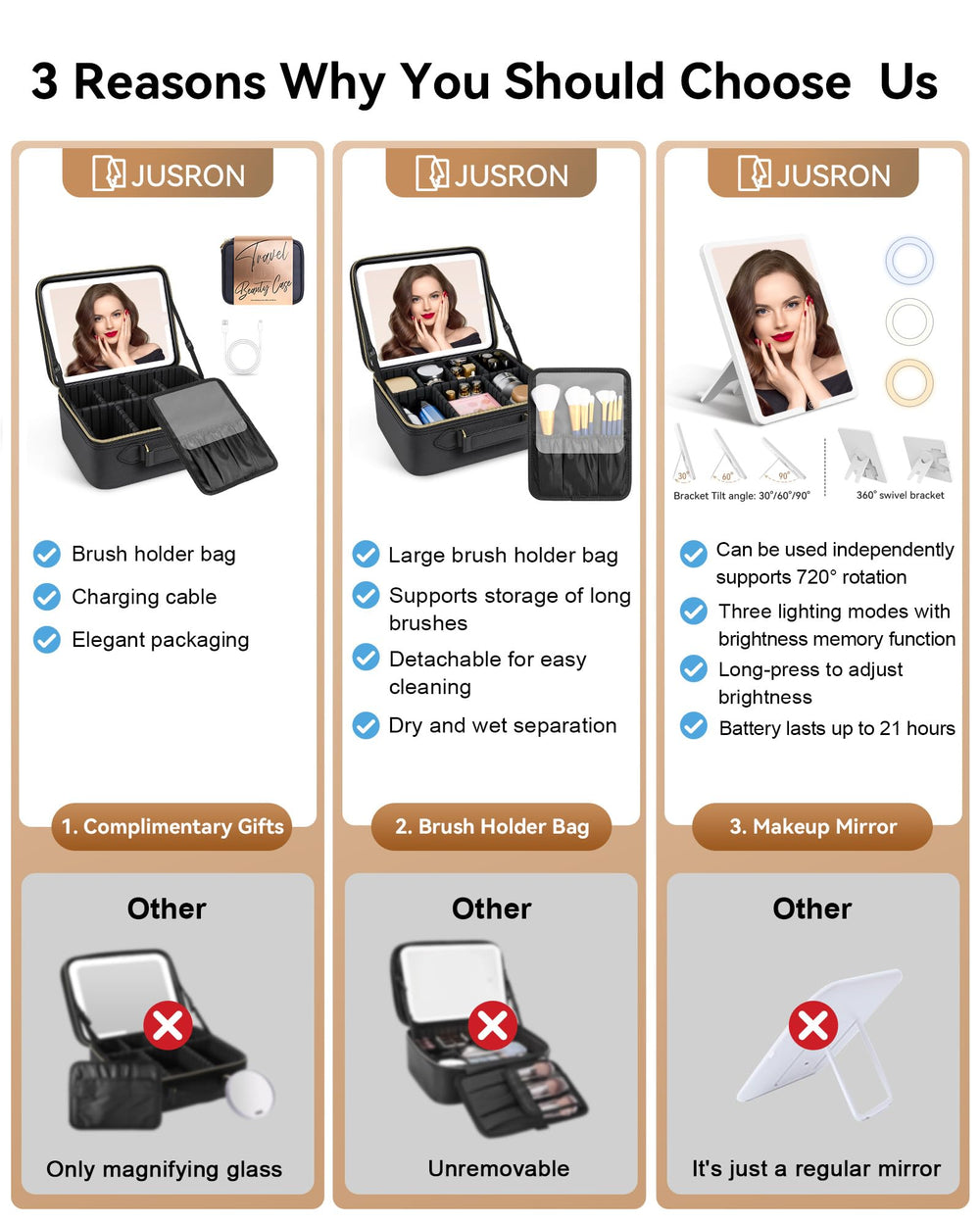 JUSRON luggage elastic band aids secure carry during flights and trips.