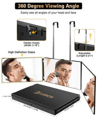 JUSRON three-way usage on door-wall-table enables flexible setup.
