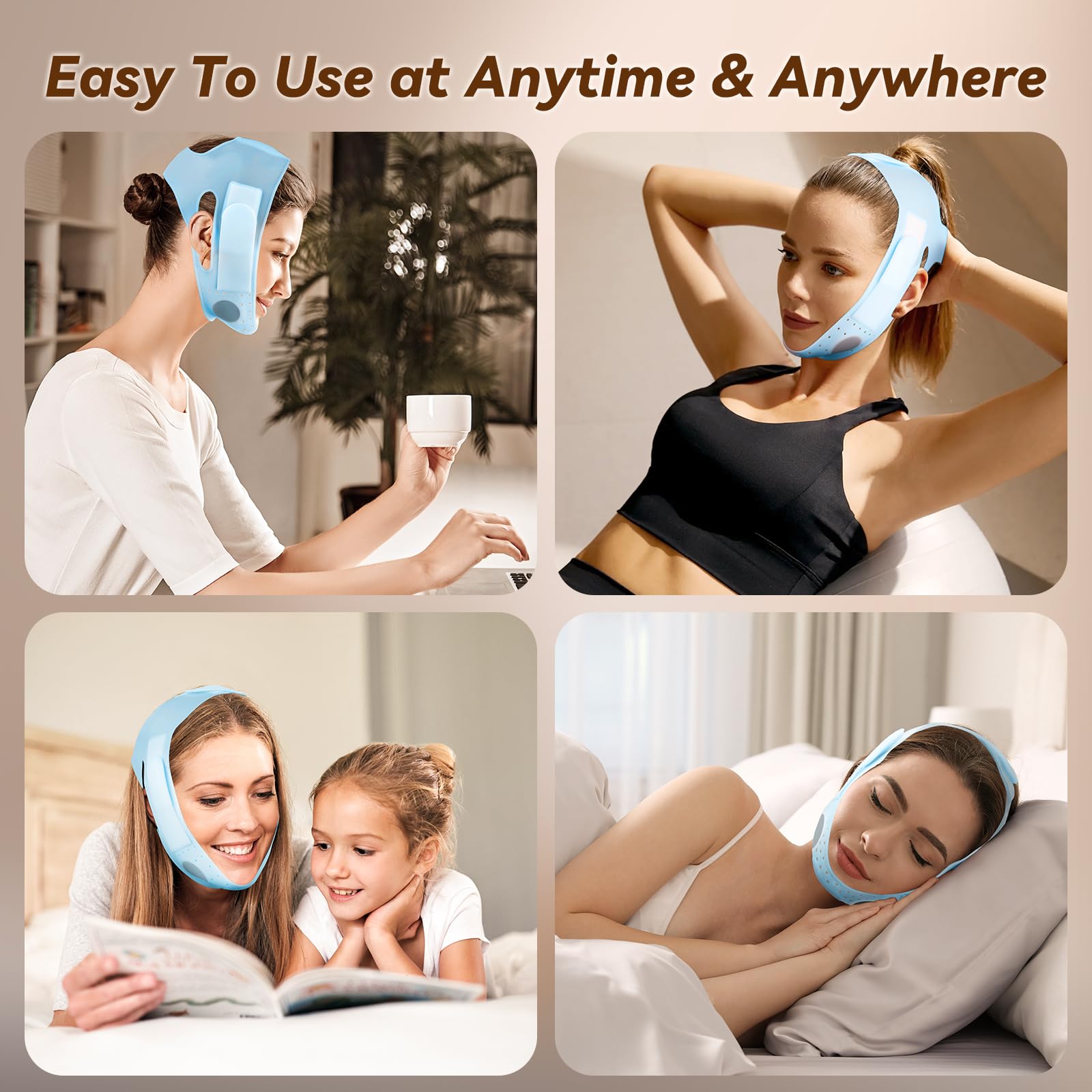 JUSRON V-Line mask overnight-wear option for enhanced contouring potential