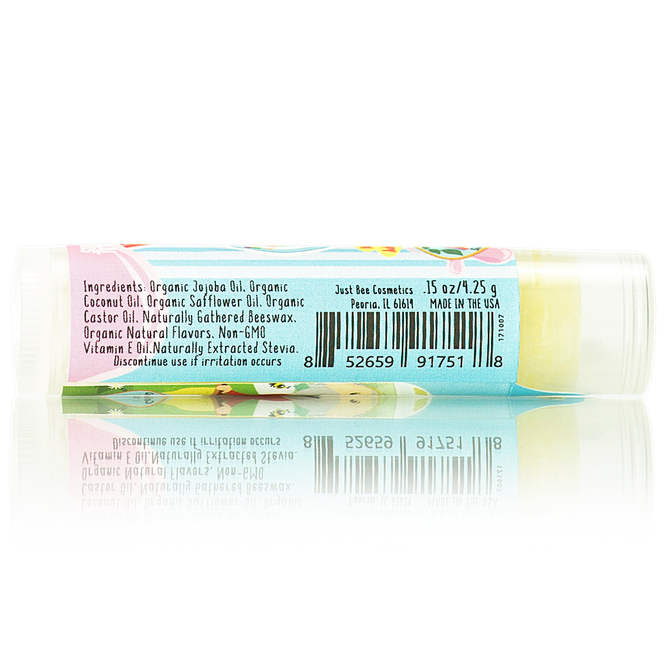 Just Bee Lappy Lips Orange You Glad It's Not Banana flavor, bright citrus note.