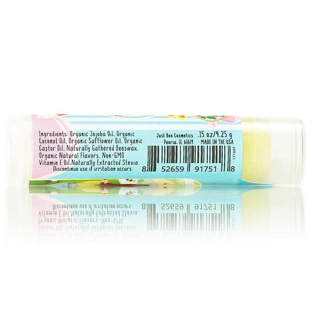 Just Bee Lappy Lips Orange You Glad It's Not Banana flavor, bright citrus note.