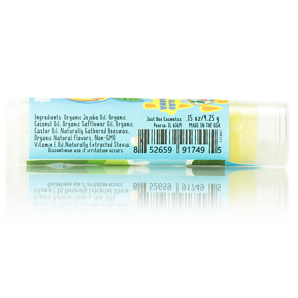 Just Bee Lappy Lips USA-made small-batch production detail emphasizes family-owned care.