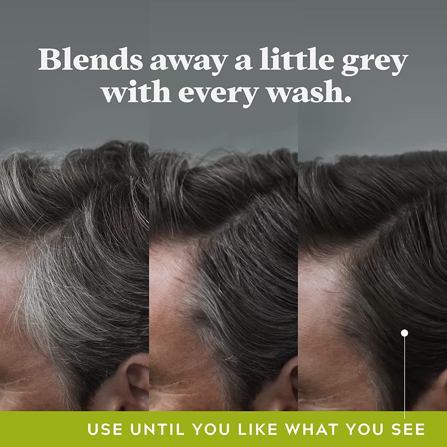 Just for Men Control GX shampoo-dispense pump emphasizes easy daily application.
