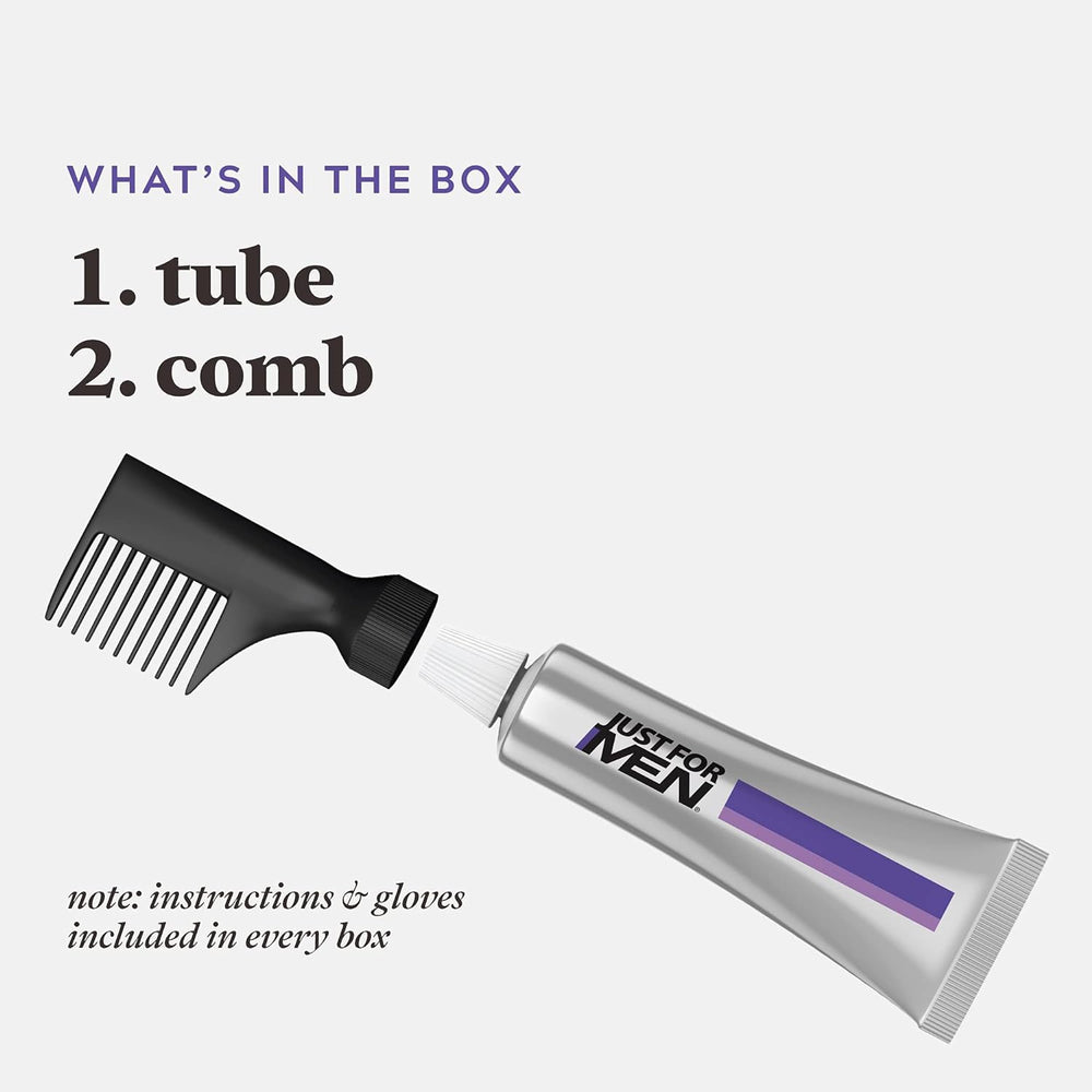 Just for Men Touch of Gray Black-Gray applicator brush used for precise application