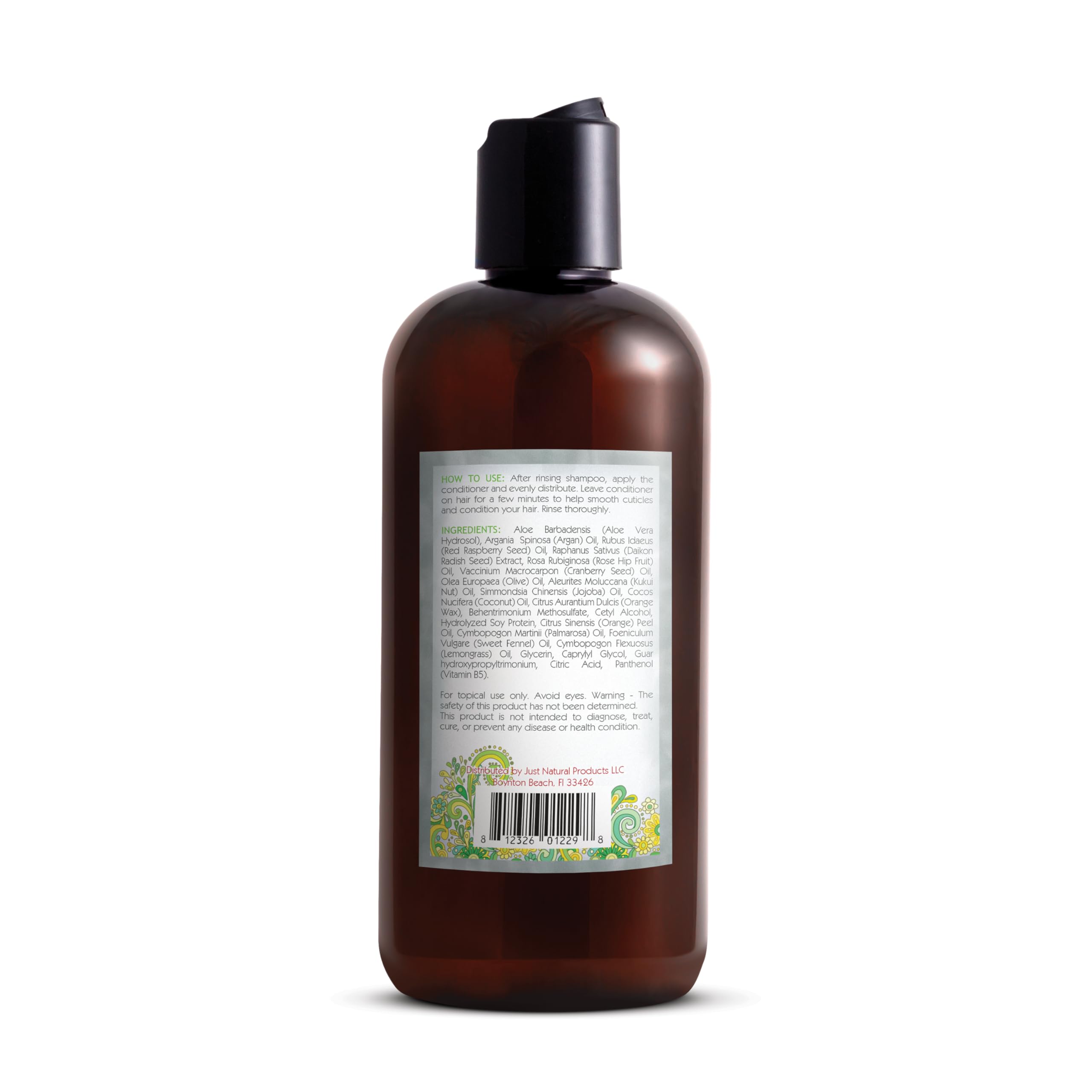 Just Nutritive gray hair conditioner eco-friendly packaging on box