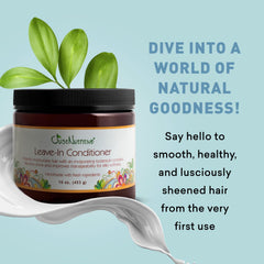 Just Nutritive Leave-In application demonstrating detangling ease and manageability.