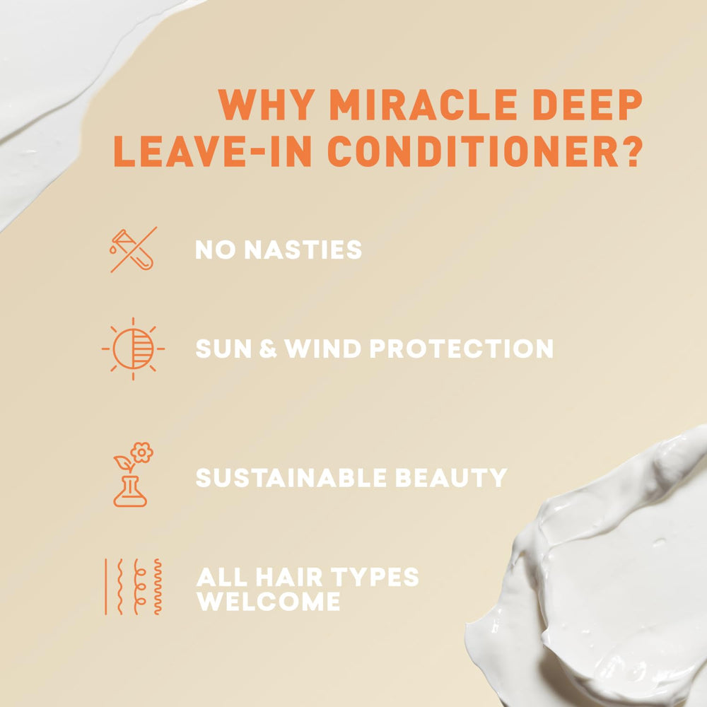 Just Nutritive Leave-In leaving silky, smooth hair after use.